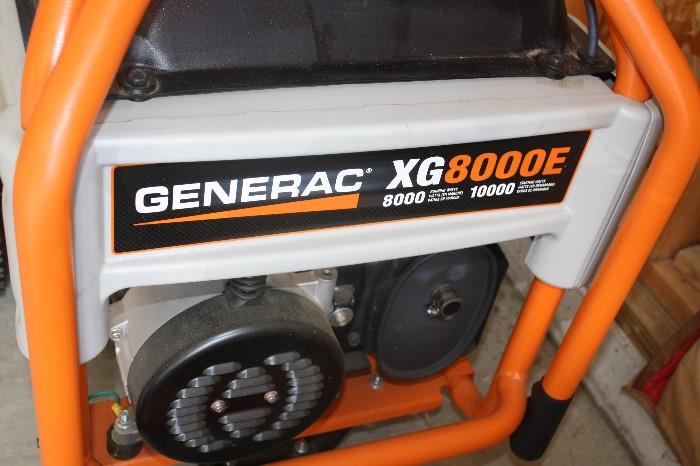 GENERAC XG 8000E GENERATOR