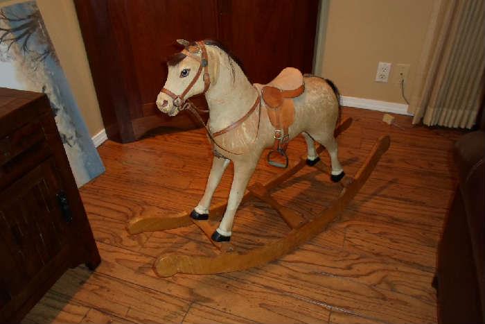 vintage rocking horse