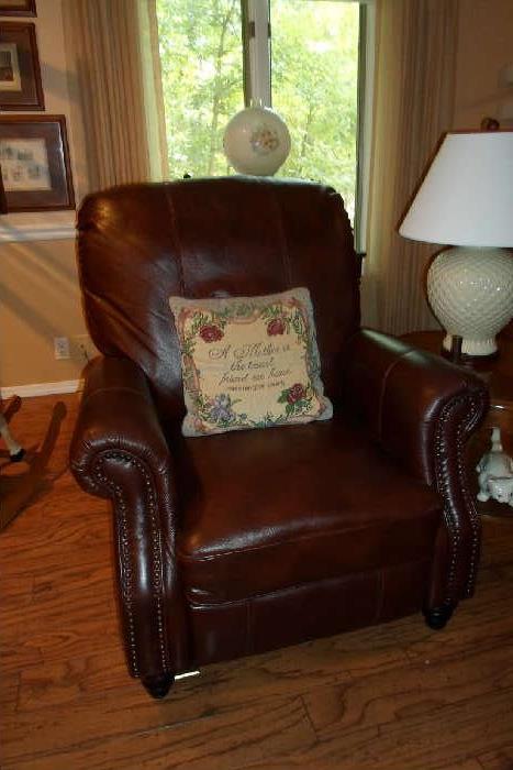 leather recliner