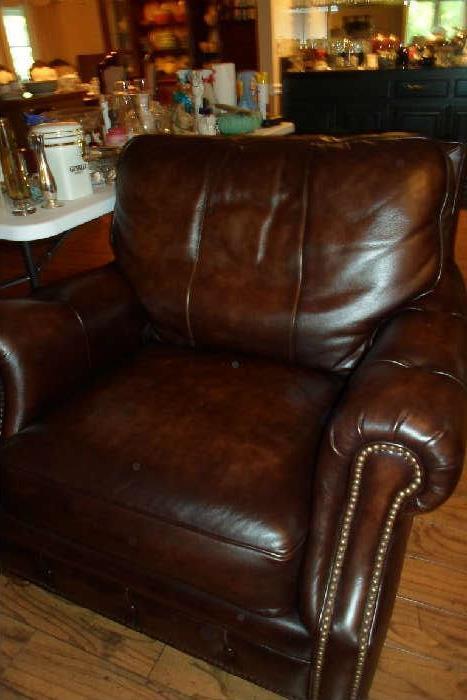 leather club chair