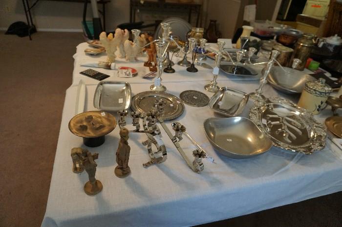 Silver plate & sterling items
