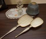 Vanity mirrors and jars