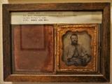 Confederate Army ambrotype with identification