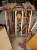 Old croquet set