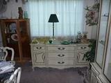 Curved Glass China Cabinet & Buffet