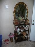 Mirror & Bird Houses