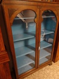 Glass Enclosed Cabinet - 39"W X 14"D X 57"H