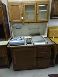 Hooiser with Original Flour Sifter - 40"W X 28"d X 67"h