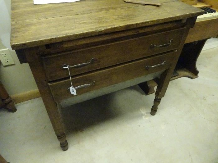 Kitchen work Bin Table - 30"W X 23"D X 30"H