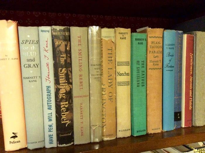 Books galore, especially local history, such as plantation homes