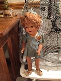 Original Shirley Temple with clothes and her pin