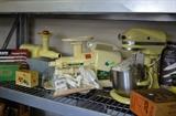 Kitchen Aid Mixer, Juice Extractor and Green Power Juice Extractor Gold with Twin Gear and Attachments