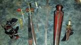 Decorative swords and knives