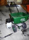 Scotts Speedy Green 2000 Spreader w/ Gardening Tools and Sprayer 