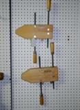 2 Jorgensen #2 Wood Clamps
