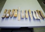 12 Assorted Auto Body Soldering Paddle Spoons - Made of Hard Rock Maple