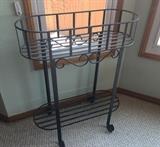 Wrought iron plant stand (there are a pair of these)