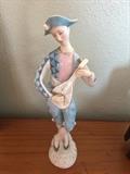 Royal Doulton jester mandolin player