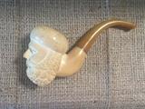 Carved Meerschaum pipe