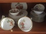 Hutschenreuther china Germany, Strawberries dessert set