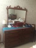 Vintage dresser with mirror