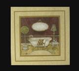 Clawfoot bathtub print