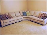  down cushioned sectional sofa