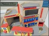  Melissa and Doug wooden parking ramp and car sales toy
