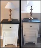  side tables and lamps by Ballard Designs