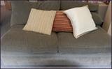  two cushioned part of sectional