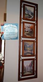 Thomas Kincade Easel Gallery Collection
1st issue "At Home With Thomas Kincade" - Spring - Victorian Garden II"
3rd issue "At Home With Thomas Kincade" - "Autumn's Abundance"
4th issue "At Home With Thomas Kincade" "Winter - Blessings of Christmas"
??? issue "At Home With Thomas Kincade"

