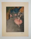 Degas signed aquatint etchings