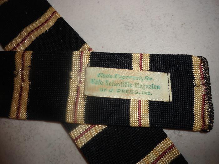 vintage tie, made expressly for the Yale Scientific Magazine  very cool