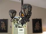 Boehme Tiffany Hanging Fixture (TH101132) from the Antiques Roadshow Collection by Dale Tiffany