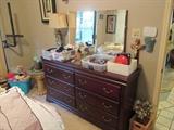 dresser with mirror
