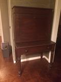 Antique Pine wood Clerks Desk