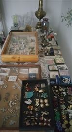 Costume jewelry, vintage and new