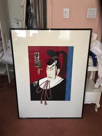 Fabulous cut paper & hand painted art purchased in Korea