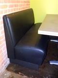 Padded Booth Bench, 36"T x 60"W x 26"D