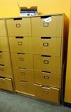 Wood 10 Drawer Filing Cabinet, Full Extension Drawers, 60.5"T x 37"W x 26"D