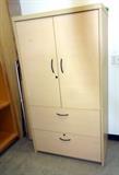 Storage Cabinet, 2 Door, 2 Drawer, 65.75"T x 36"W x 20"D