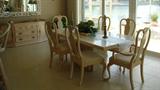 Dining room table is marble - beautiful!