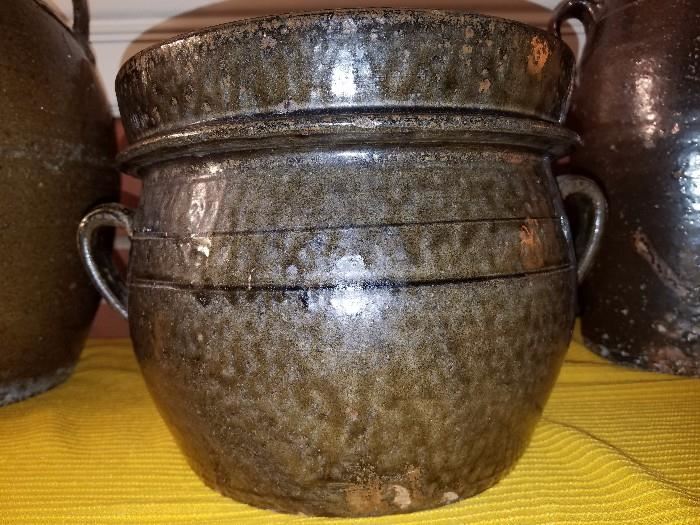 Crawford County pottery 2 gallon salt crock by Billy Merritt. Flawless condition