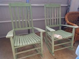 Outdoor porch rockers