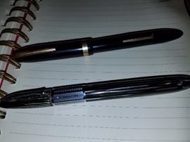 Fountain pens: Webster Headliner (14k) & Schaeffer (14k) 
