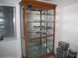 Display cabinet for die cast cars or ??? Sliding door and locking cabinet.