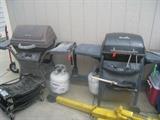 Two BBQ grills