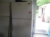 Fridge in garage (works great)!