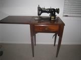 Antique sewing machine.