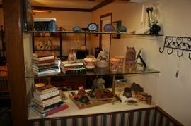 Native American Books, Collectibles, Pottery, Herbs, Geode Collection